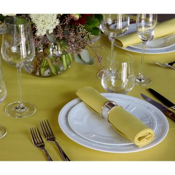 Citron Yellow Linen Napkin