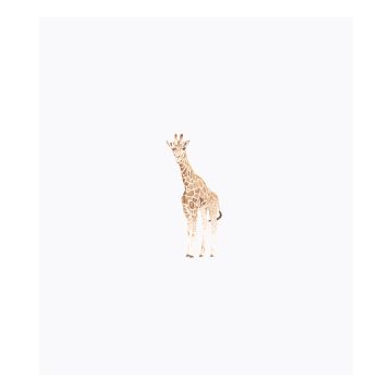 Giraffe Linen Baby Blanket
