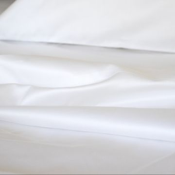 White 600TC Organic Sateen Sheet Set