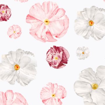 Poppy Round Linen Tablecloth