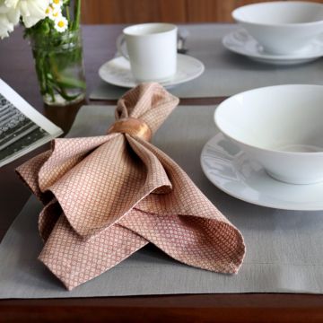 Silver Grey Linen Placemat