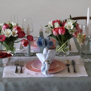 White Linen Placemat