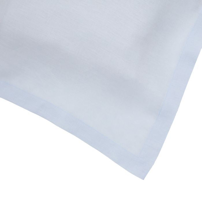 Chambray Blue Rectangular Linen Tablecloth
