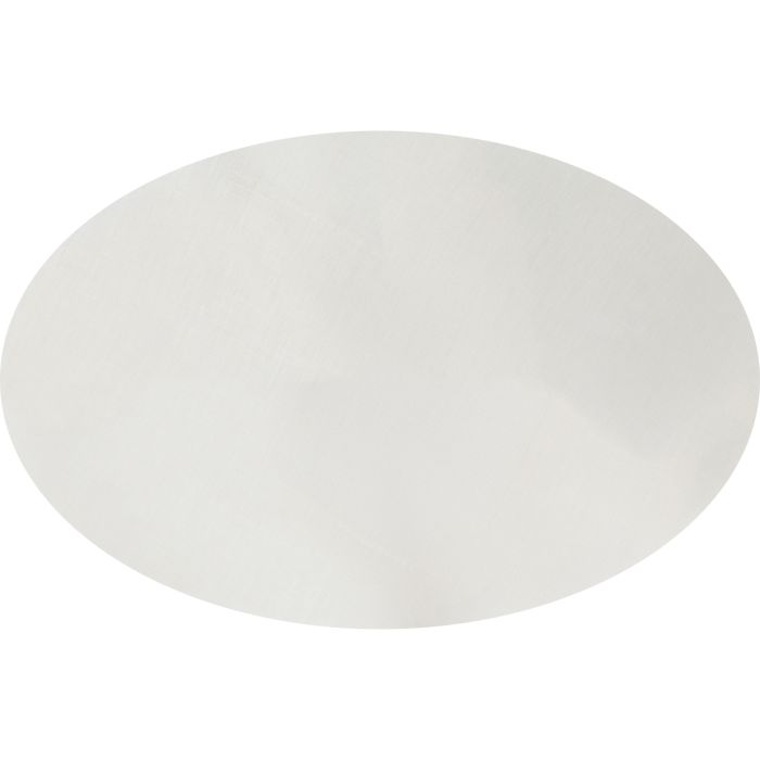 Ivory cream oval tablecloth Italian linen