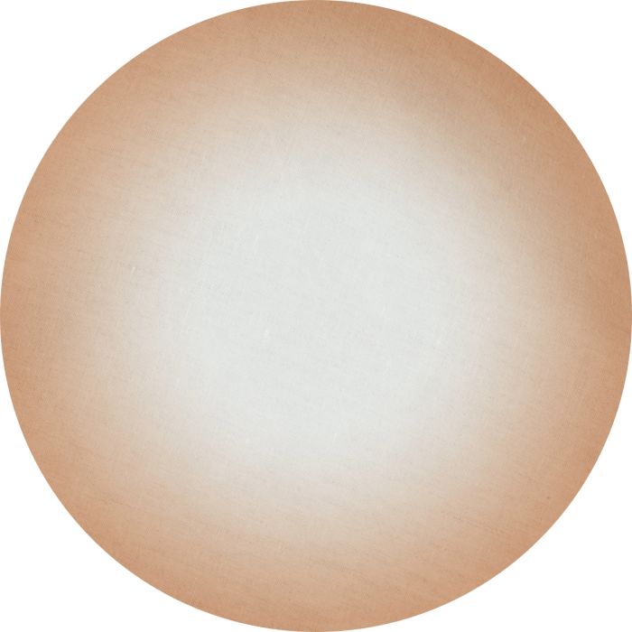 Natural linen ombre tablecloth terracotta