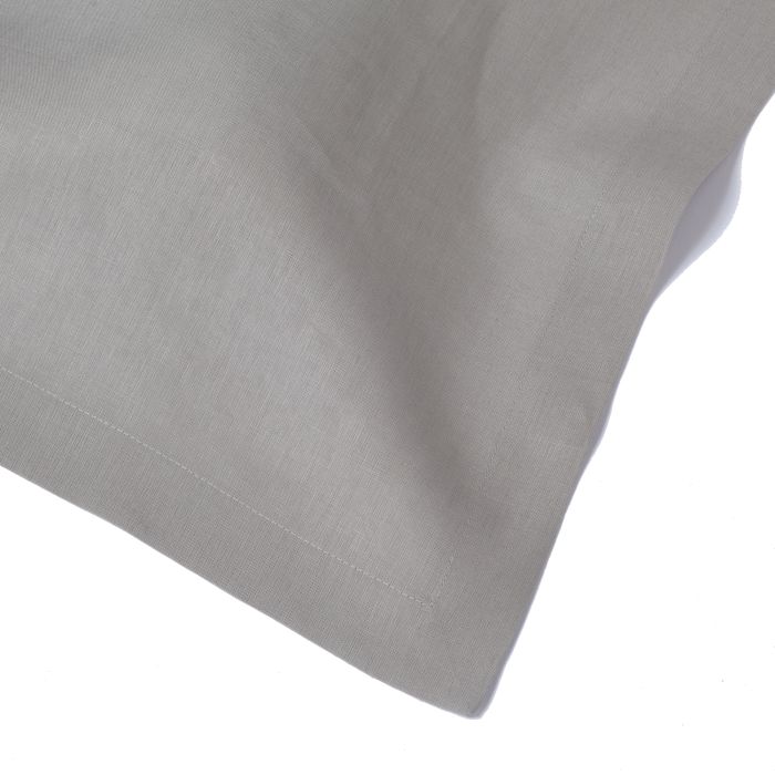 Silver grey rectangular linen tablecloth