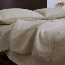 Camel Linen Sheets <br> $340