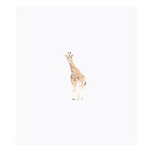 Giraffe Linen Baby Blanket <br>$65