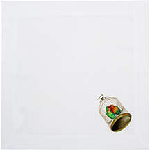 Lovebirds Print Italian Linen Napkin <br> $18
