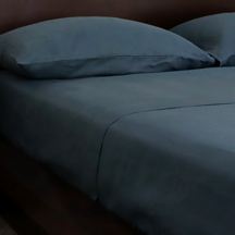 Petrol Teal Linen Sheets <br>$340