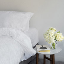 White Linen Duvet Cover <br> $365