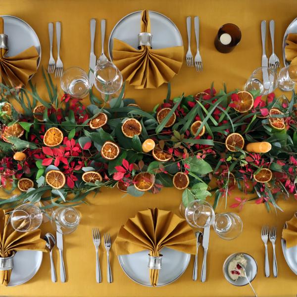 Christmas Table Linens Test Blog
