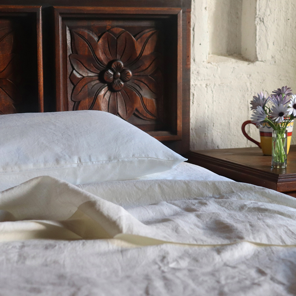 Huddleson Linen Sheets Luxury Italian 